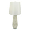 Picture of Ceramic 37.75" Beaded Table Lamp - Off White