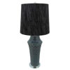 Picture of Ceramic 34" Weave Table Lamp - 2-Tone Green