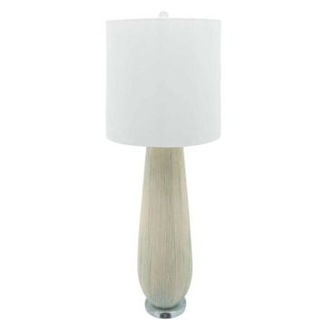 Picture of Ceramic 40.5" Cylinder Table Lamp - Multicolor