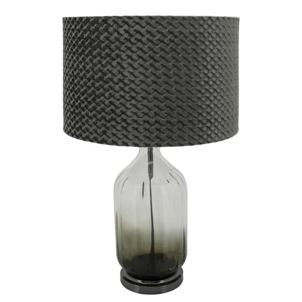 Picture of Glass 23.5" Pleated Table Lamp - 2-Tone
