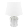 Picture of Ceramic 24.5" Pleated Urn Table Lamp - White
