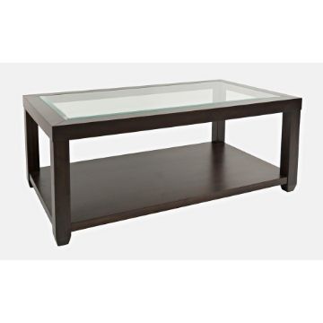 Picture of Icon Rectangle Cocktail Table - Merlot