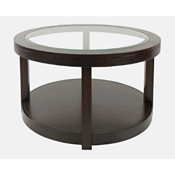 Picture of Icon Round Cocktail Table - Merlot