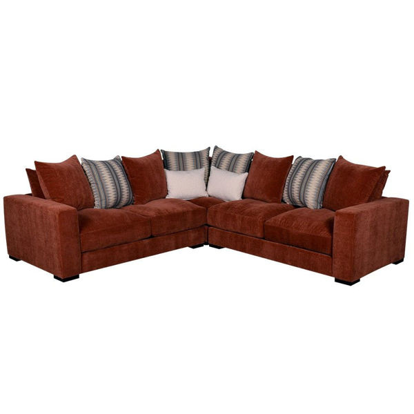 Picture of Lombardy 3-Piece Sectional - Paprika