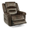 Picture of Oscar Power Lift Recliner with Headrest and Lumbar - Dark Brown
