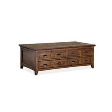 Picture of Creek Lift Top Cocktail Table with Casters