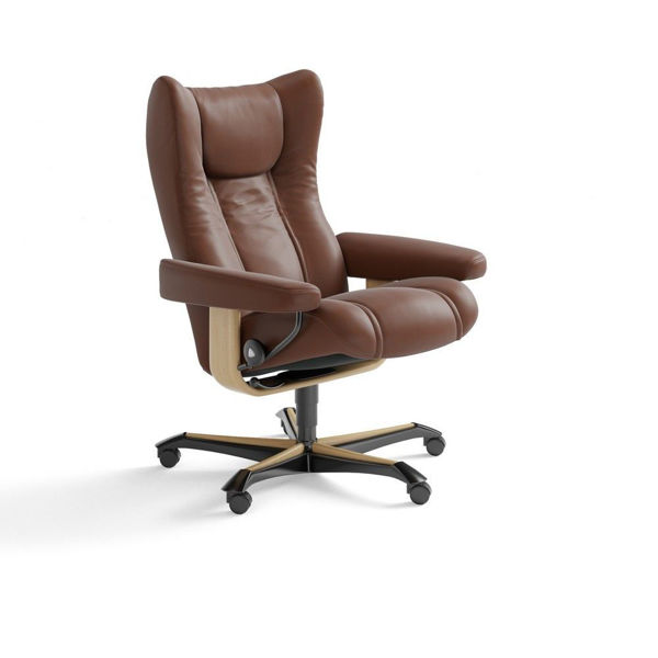 Picture of Stressless Wing Chair - Office Base