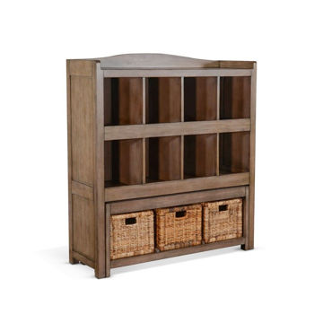 Picture of Valley Bookcase with Trundle Bench