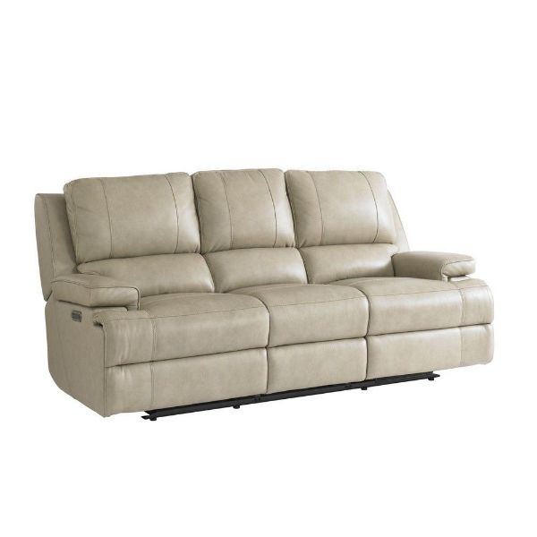 Picture of Parsons Leather Power Reclining Sofa - Flax