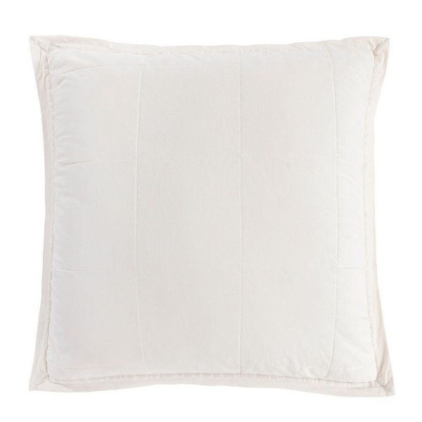 Picture of Stonewashed 27" x 27" Cotton Canvas Euro Sham - Natural