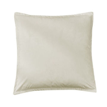 Picture of Velvet 27" x 27" Flanged Euro Sham - Cream