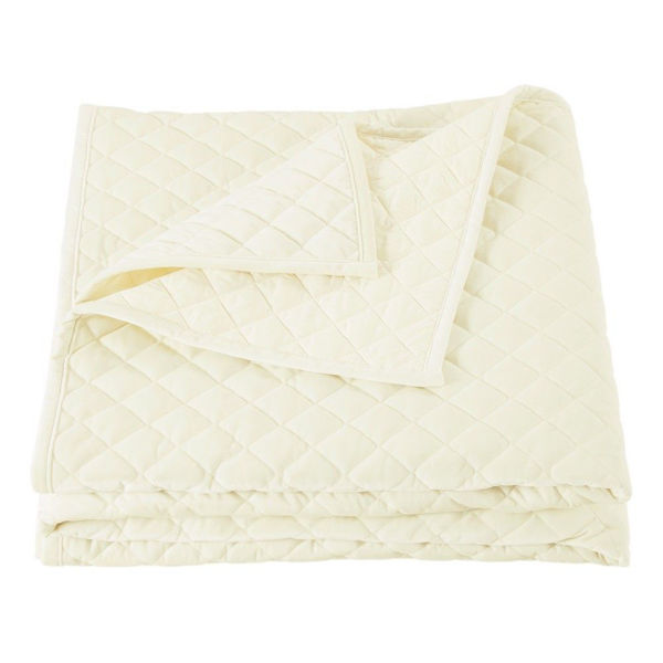 Picture of Velvet Diamond Quilt - Cream - Twin