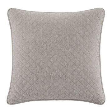 Picture of Anna Diamond 27" x 27" Quilted Euro Sham - Taupe
