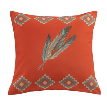 Picture of Feather 20" x 20" Indoor/Outdoor Pillow - Orange