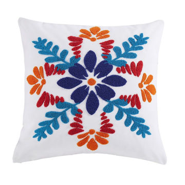 Picture of Bonnita 20" x 20" Indoor/Outdoor Pillow - Red