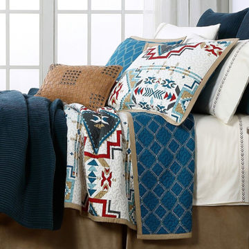 Picture of Spirit Valley 3-Piece Quilt Set - Teal