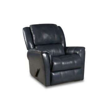 Picture of Cleo Leather Swivel Glider Recliner - Ocean