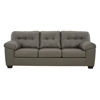 Picture of Don Faux Leather Sofa - Gray