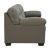 Picture of Don Faux Leather Sofa - Gray