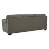 Picture of Don Faux Leather Sofa - Gray