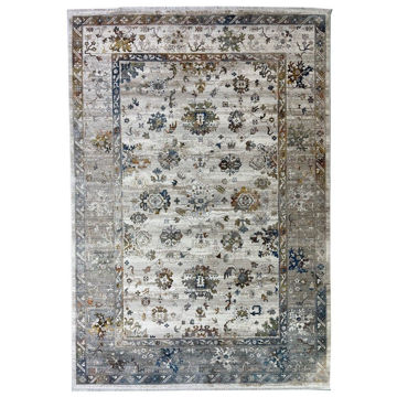 Picture of Plains Collection Gray Navy 100% Polypropylene Machine Tufted Transitional Rug