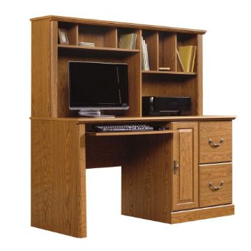 Picture of Orchard Hills Comp Desk - Carolina Oak