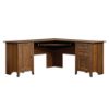Picture of Carson Forge Corner Computer Desk - Washington Cherry