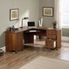 Picture of Carson Forge Corner Computer Desk - Washington Cherry