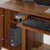 Picture of Carson Forge Corner Computer Desk - Washington Cherry