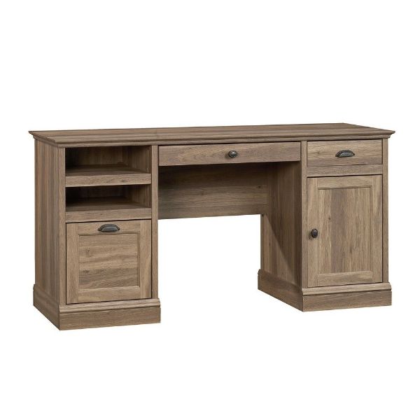 Picture of Barrister Lane Executive Desk - Salt Oak