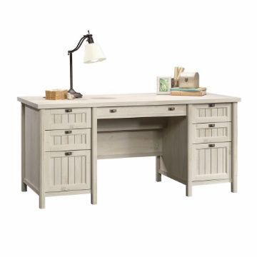 Picture of Costa Executive Desk - Chalked Chestnut