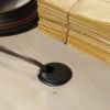 Picture of Costa Executive Desk - Chalked Chestnut