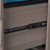 Picture of International Lux Executive Desk - Diamond Ash