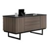 Picture of International Lux Executive Desk - Diamond Ash