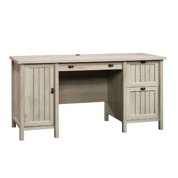 Picture of Costa Computer Desk - Chalked Chestnut