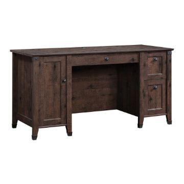 Picture of Carson Forge Computer Desk - Coffee Oak