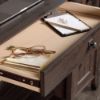 Picture of Carson Forge Computer Desk - Coffee Oak