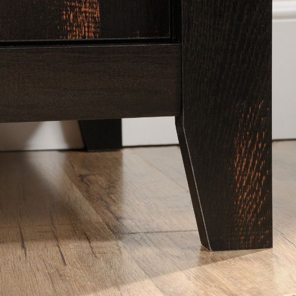 Dakota Pass Computer Desk with Hutch Char Pine American Home