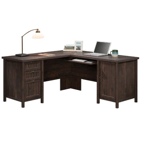 Picture of Costa L-Desk - Coffee Oak