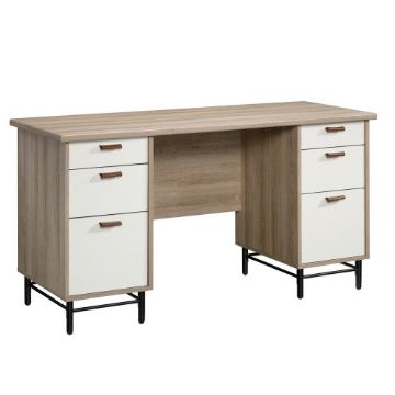 Picture of Anda Norr Executive Desk - Sky Oak