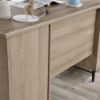 Picture of Anda Norr Executive Desk - Sky Oak