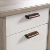 Picture of Anda Norr Executive Desk - Sky Oak