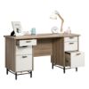 Picture of Anda Norr Executive Desk - Sky Oak