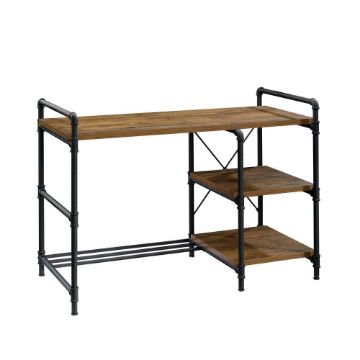 Picture of Iron City Desk - Checked Oak