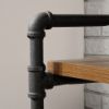 Picture of Iron City Desk - Checked Oak