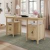 Picture of Adaline Cafe Executive Desk - Orchard Oak