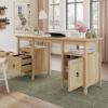 Picture of Adaline Cafe Executive Desk - Orchard Oak