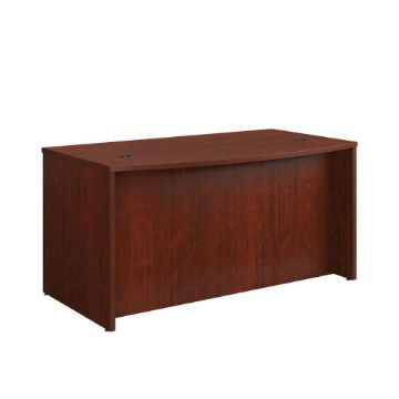 Picture of Affirm 60" Bow Front Desk Shell - Classic Cherry