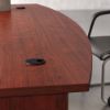 Picture of Affirm Executive Bowfront Desk - Classic Cherry