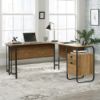 Picture of Station House L-Desk - Etched Oak